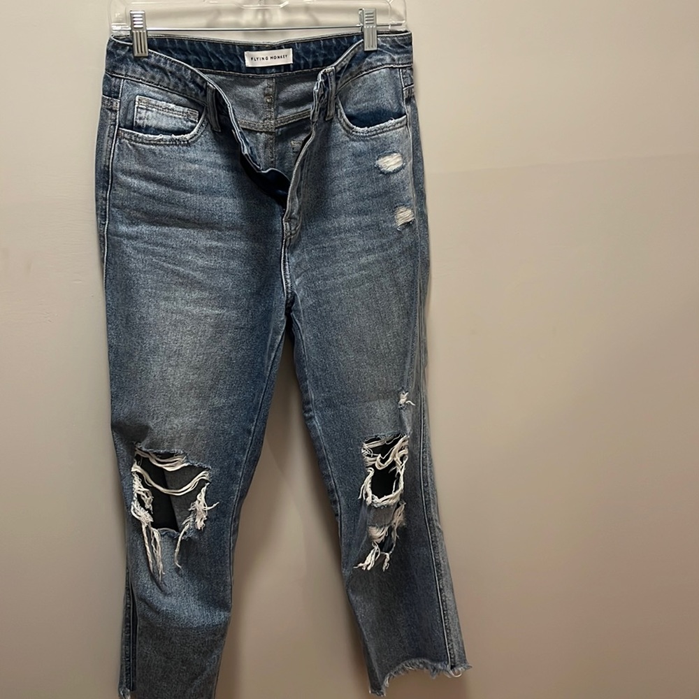 Flying Monkey Size 27 Ripped Jeans